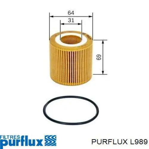 Comprar L989 Purflux Filtros de aceite