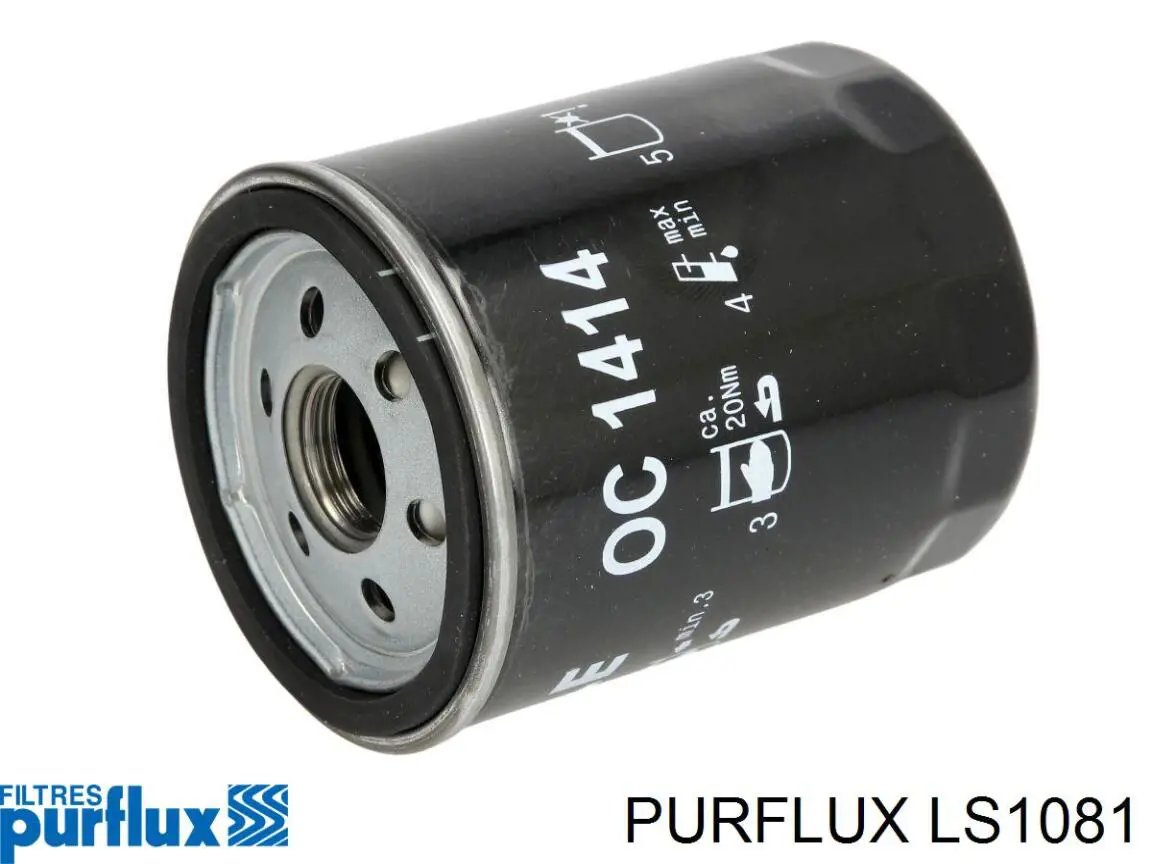 Filtro de aceite LS1081 Purflux