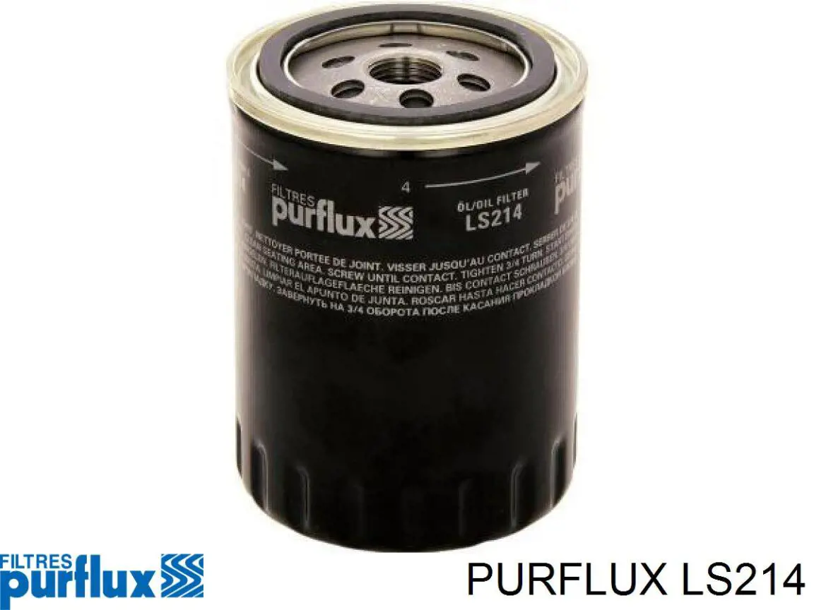 LS214 Purflux filtro de aceite