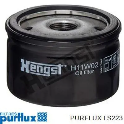 Filtro de aceite Renault Megane 1 LA0, LA1