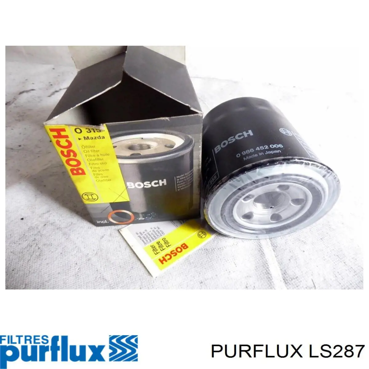 LS287 Purflux filtro de aceite