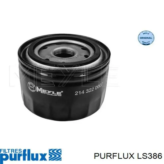 LS386 Purflux Filtro aceite