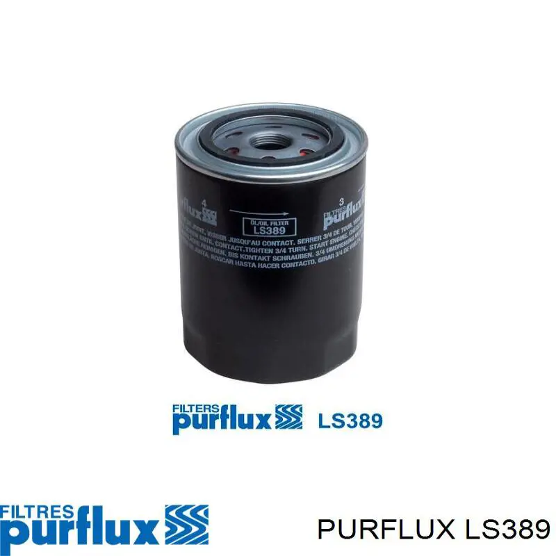 LS389 Purflux filtro de aceite