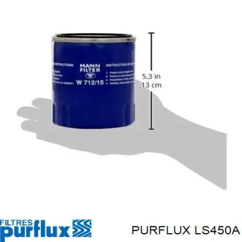 Filtro de aceite Purflux LS450A precio, desde 6,35 EUR
