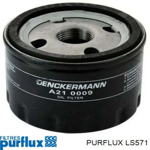 Filtro de aceite Renault Megane 1 LA0, LA1