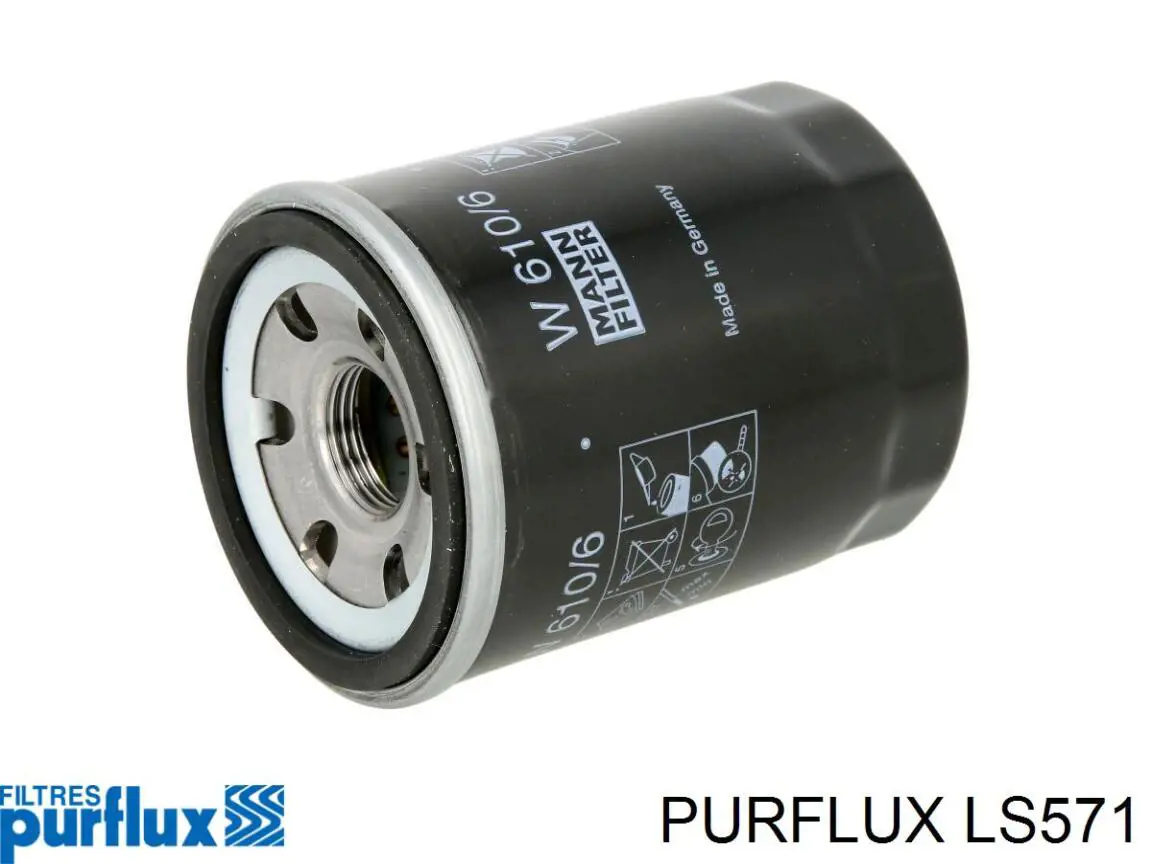 Filtro de aceite Renault Megane 1 LA0, LA1