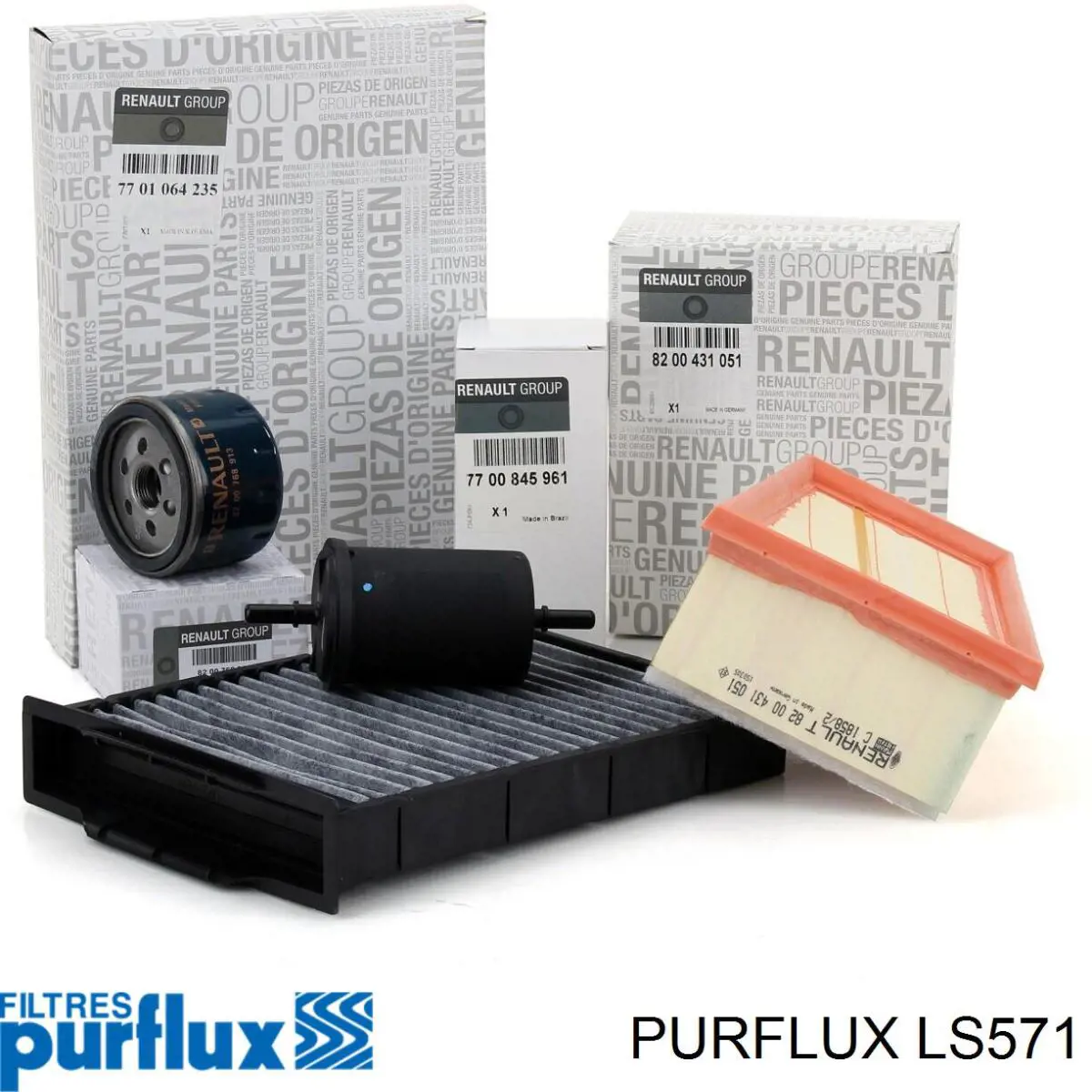 Filtro de aceite Renault Megane 1 LA0, LA1