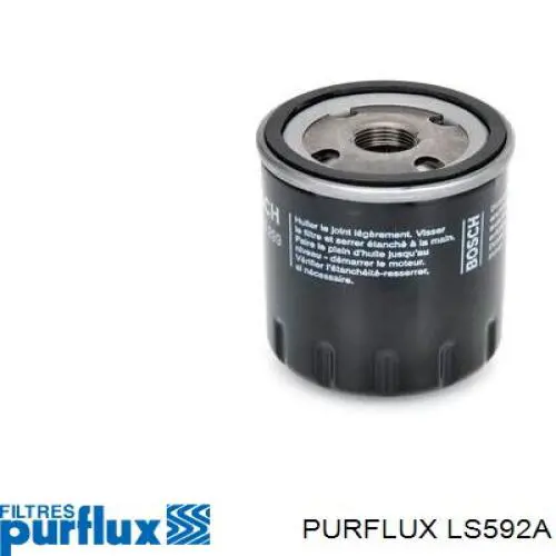 Filtro de aceite LS592A Purflux