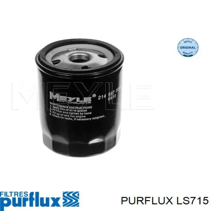LS715 Purflux Filtro aceite