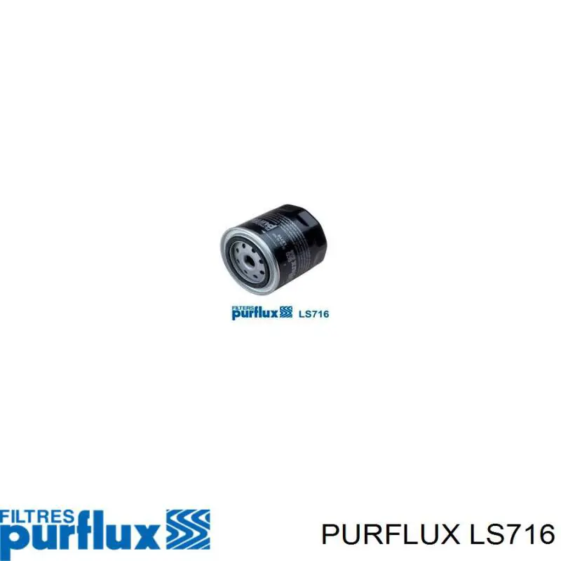 LS716 Purflux filtro de aceite