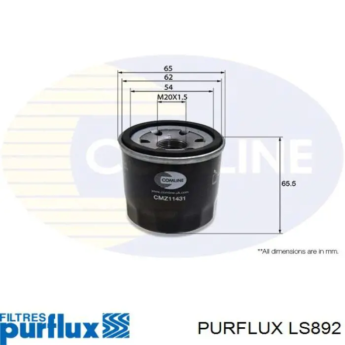 Comprar LS892 Purflux Filtros de aceite