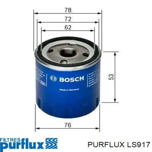 Filtro de aceite Renault Megane 1 LA0, LA1