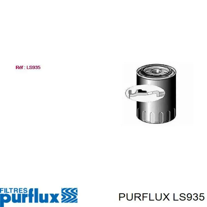 LS935 Purflux filtro de aceite