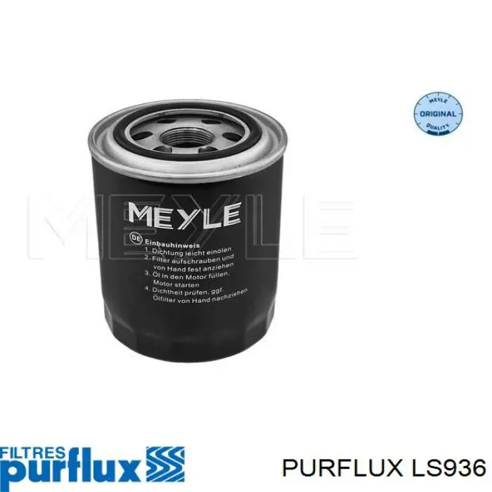LS936 Purflux filtro de aceite