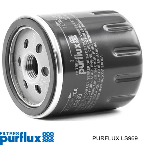 Filtro de aceite LS969 Purflux
