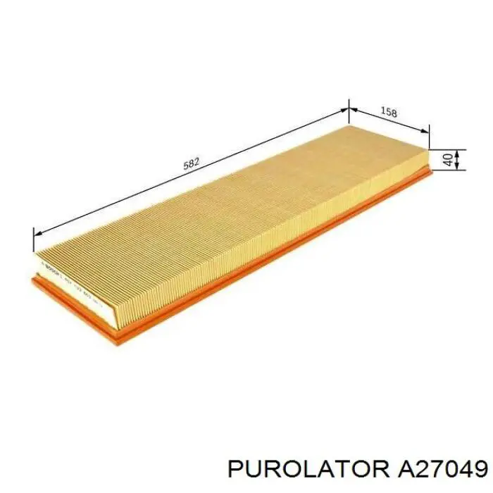 A27049 Purolator filtro de aire