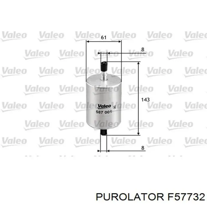 F57732 Purolator filtro de combustible