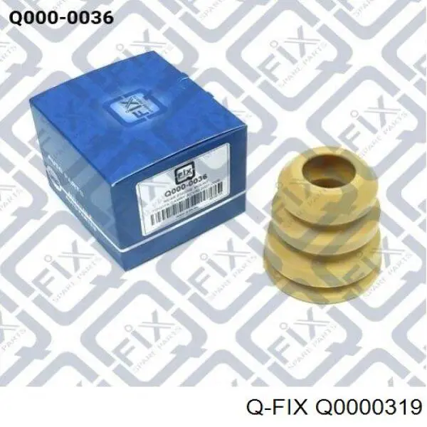 Q000-0319 Q-fix caperuza protectora/fuelle, amortiguador delantero