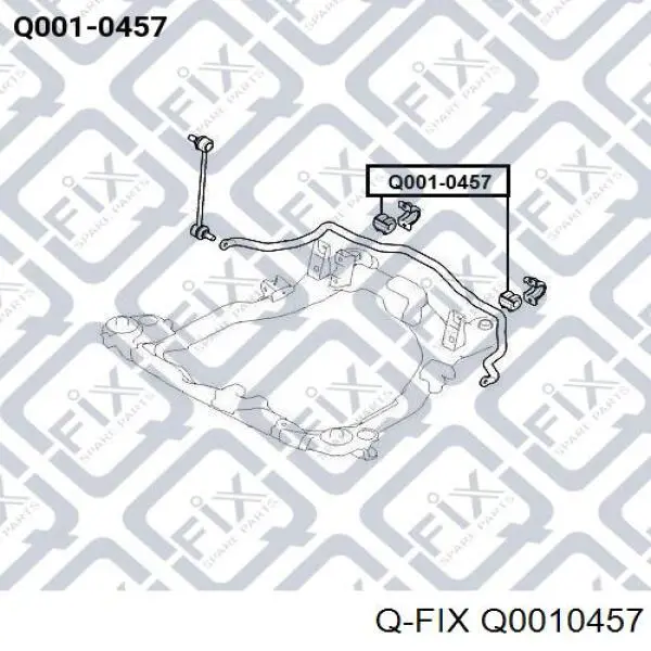 Q0010457 Q-fix casquillo de barra estabilizadora delantera