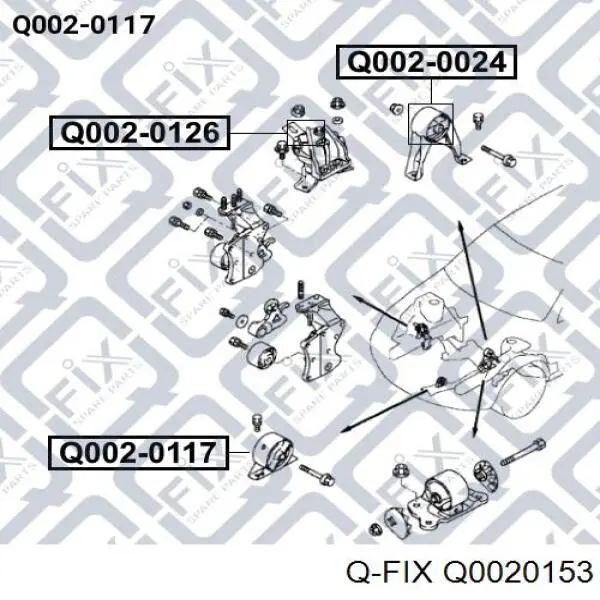 Comprar Soporte de motor delantero Mitsubishi Space Star  DG0