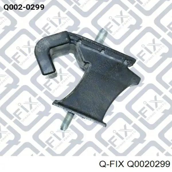 Q002-0299 Q-fix almoahada (soporte Del Motor Izquierda / Derecha)