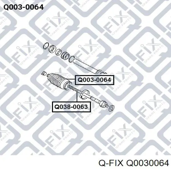 Guardapolvo de dirección Q-fix Q0030064 precio, desde 4,89 EUR