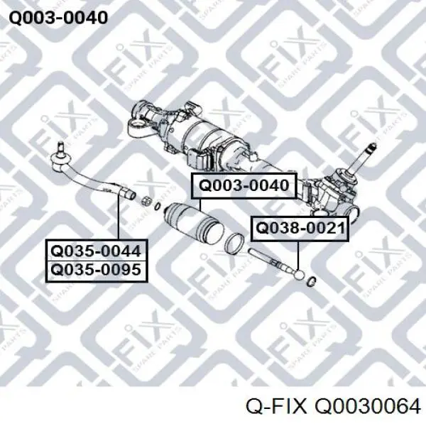 Fuelle dirección Q0030064 Q-fix