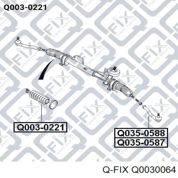 Q0030064 Q-fix fuelle, dirección