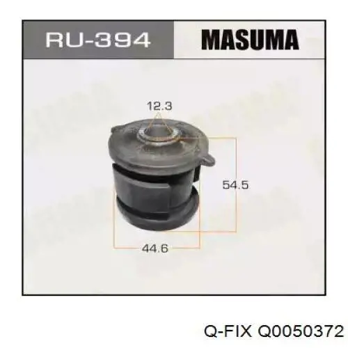 Buje de mangueta trasera Q0050372 Q-fix