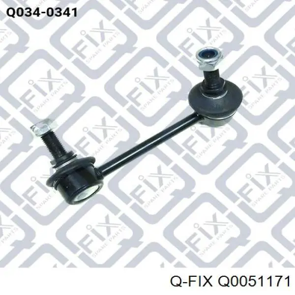 Buje delantero del brazo longitudinal trasero Q0051171 Q-fix