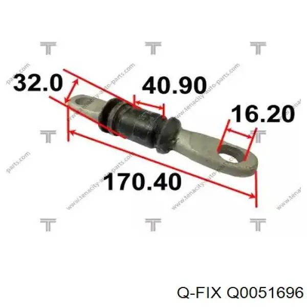 Silentblock suspension Q-fix Q0051696