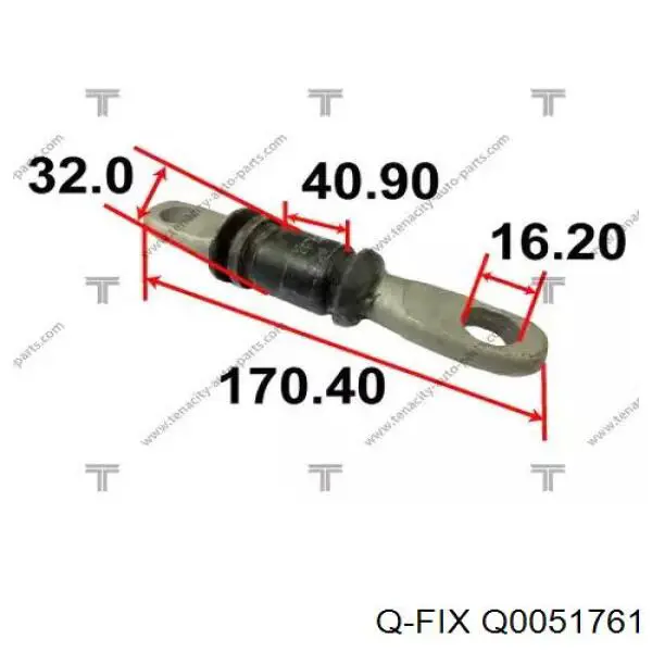 Silentblock suspension Q-fix Q0051761