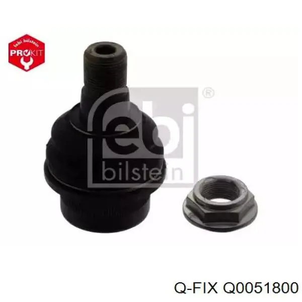 Buje del brazo longitudinal superior trasero Q0051800 Q-fix
