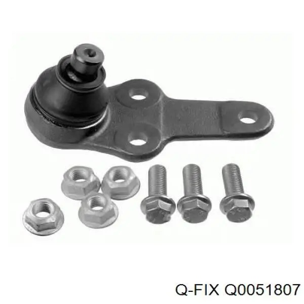 Buje delantero del brazo longitudinal trasero Q0051807 Q-fix