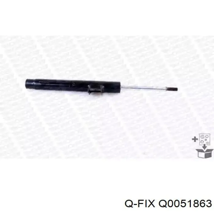 Buje trasero del brazo longitudinal trasero Q0051863 Q-fix