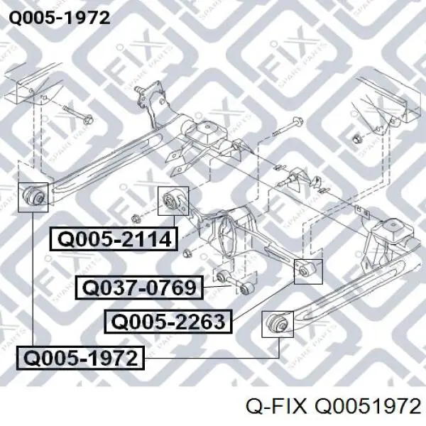 Comprar Q0051972 Q-fix Silentblock trasero