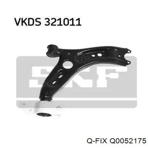 Buje del brazo inferior trasero Q0052175 Q-fix