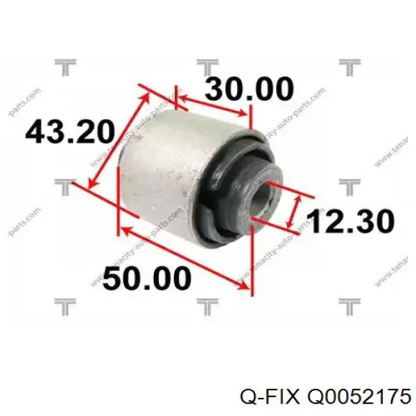 Q0052175 Q-fix suspensión, brazo oscilante trasero inferior