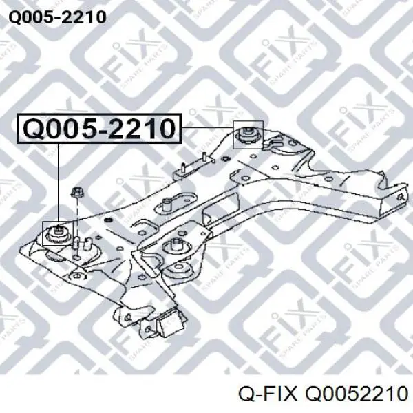 Comprar Q0052210 Q-fix Buje silencioso del subchasis delantero