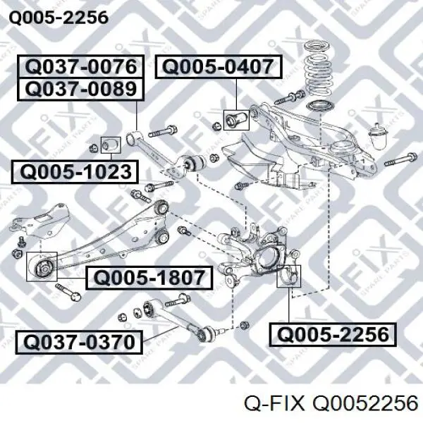 Comprar Q0052256 Q-fix Buje de mangueta trasera