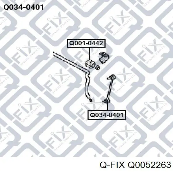 Comprar Q0052263 Q-fix Buje del brazo transversal trasero