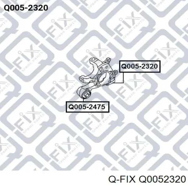 Comprar Q0052320 Q-fix Buje de mangueta trasera