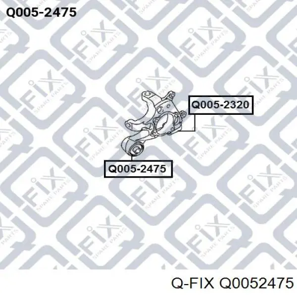 Comprar Q0052475 Q-fix Buje de mangueta trasera