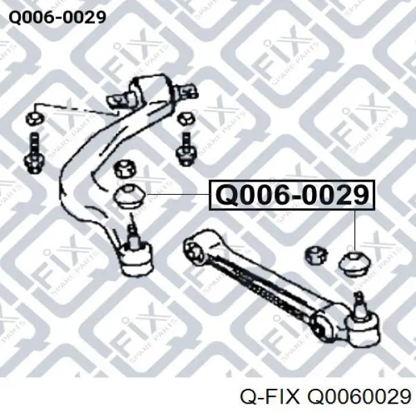 Q0060029 Q-fix rotula de suspension