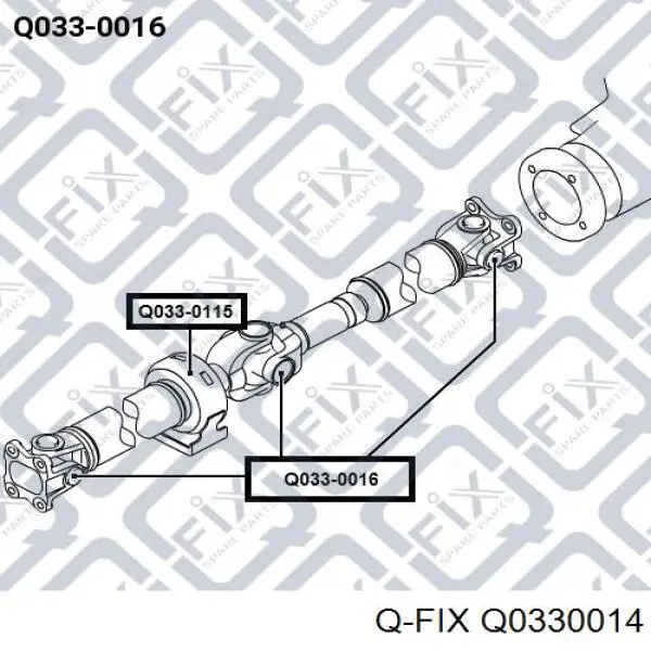 Cruceta cardan Q-fix Q0330014