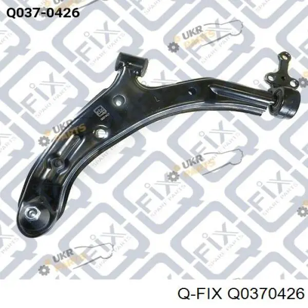 Brazo inferior izquierdo de la suspensión delantera Q-fix Q0370426 precio, desde 50,82 EUR