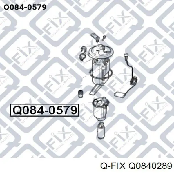 Q084-0289 Q-fix filtro combustible