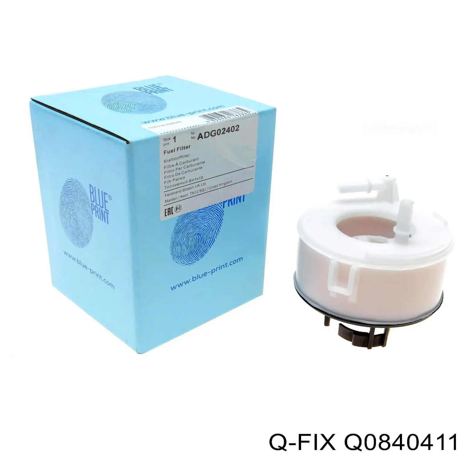 Filtro de combustible Q0840411 Q-fix