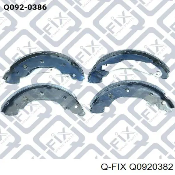 Q0920382 Q-fix Zapatas de freno de estacionamiento