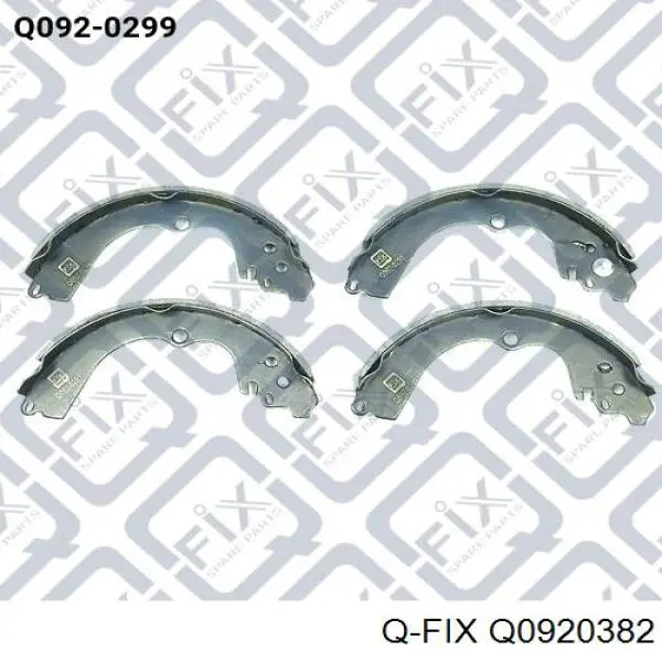Zapatas de freno de mano Q0920382 Q-fix
